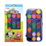 티티 물에 잘녹는 고체물감 21색 붓포함 미술용품 1개