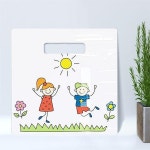 꾸밈 nv504-행잉액자 아이들이행복한세상 정사각형