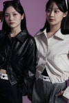 어퍼스트로피콤마 어퍼스트로피 콤마 풀 스티치 레더 자켓 woman 001
