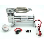 범용 DC 12V 480c MAXPOWER 200 PSI 콘센트 3 8 또는 1 4 자동차 에어 서스펜션 압축기 펌프