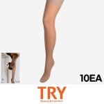 트라이 15데니아 샤빌 올풀림 방지 팬티스타킹 10매