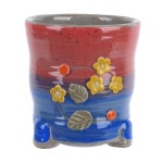 들꽃 장구 수저통