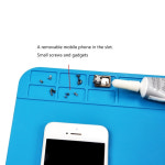 전화용 절연 실리콘 납땜 매트 내열 작업 패드