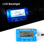 RC CellMeter 8 2-8S LiPo 리튬 이온 배터리 테스터 용량 전압 측정기 NiMH 미터 디지털 검사기