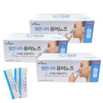 맑은나라 퓨어노즈 코세정제 키트 분말 60포 3개 코 비강 코막힘 코세척 청소 세정 약국 식염수