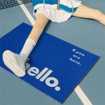 포유매트 포유 현관 출입 대형 HELLO 스마일 코일 발매트