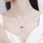 신기한 주사랑 숨겨진 세계언어 크로스 십자가 목걸이