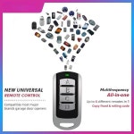 범용 다중 주파수 차고 원격 전자 게이트 제어 in 1 키 Fob 명령 핸드 송신기 280-868MHZ 4