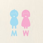 그래픽스티커 MW남자여자 화장실남녀 대형 WBWG158