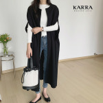 카라 KARRA 루즈라운드넥코트 A3F0683