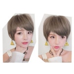 숏컷 다양한 연출 데일리 디자인가발 망포함 보노-블랙 망O