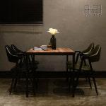 끌레오 4인용 원목 식탁세트 1200 의자 4개 CL012