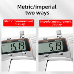 금속 캘리퍼 디지털 음파계 전문 버니어 구경 측정 도구 목공 두께 게이지 깊이 전자 눈금자