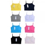 레이어드 끈 브라탑 에어로빅상의