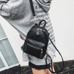 퀼팅 미니 백팩 여대생 데이트 코디 귀여운 가방