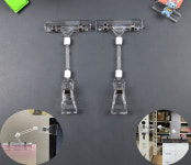 메모 명함 매대 가격표 클립 꽂이 양방향 집게1P