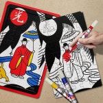 35조각 치 매 예방 목재 화투 판퍼즐 색칠공부