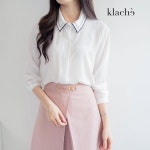 클라셰 카라자수소프트블라우스 CB3SBL061A