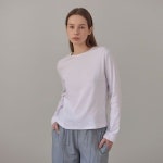 38컴온커먼 20 Round Rib Long Sleeve Top