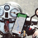 오토바이 스쿠터 거치대 배달 라이더 핸드폰거치대