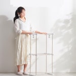 욕실 원룸 수건 행주용 실내건조 2단 소형건조대 아이들빨래