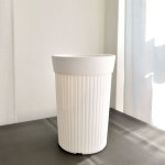 고강도 플라스틱화분 세로줄롱팟