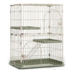 고양이장 케이지 울타리 철장 반려묘 하우스 2단 소형