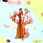 유니아트 DIY 봄 벚꽃 나무 만들기 W039 G30