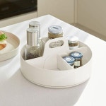 SYSMAX 다용도 회전 트레이 1P 포르타 라운드 소품 정리함