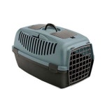 강아지 애견 캐리어 걸리버2 중형견 스틸블루 차량 이동장 캔넬 고양이 켄넬 케이지 이동가방