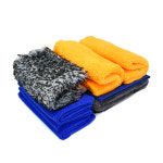 벤오토 자동차 셀프 세차 글래스 버핑 드라잉 올인원 타월 세트 총8개입