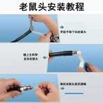 하수관 청소 파이프 20M 오염 노즐 케이블 세척기 배수관 배수구 10M China Mainland