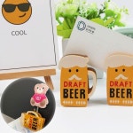 빈티지 인테리어 맥주 모양 명함 메모 사진꽂이1P
