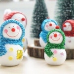 겨울 실내 인테리어 장식 소품 눈사람 소형 인형