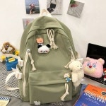 여자 데일리 책가방 백팩 카키 가방