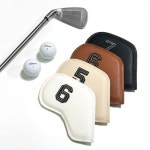 제이빅 컬러 아이언커버 가죽 고급 헤드커버 9P세트