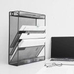 오피스 데스크 서류보관 파티션걸이 3단정리 메탈선반