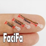 12PCS 금속 미끼 스파이크 잉어 낚시 액세서리 스팅 BOILIES 투명 고무 옥수수 론니 헤어 리그 피더 태클