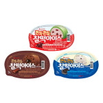 롯데웰푸드 롯데웰푸드 찰떡아이스 아이스크림 3종 24개 통팥 쿠키앤크림 초코 3가지맛