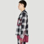 설밤 해외배송 설밤 체크 오픈 카라 셔츠 SR-B09-500 2