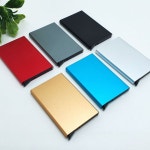 반지갑 사원증 홀더 신용 수납 자동카드지갑 슬라이드