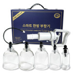 수쌤네가게 국산 성림 스마트 한방 부항기 수동식 부앙 가정용 부황 부항컵 18컵 풀세트 부항기 18컵 풀세트 1개