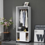 600 이동식 수납행거 원룸 자취방옷장 인테리어옷걸이