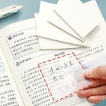 투명 메모지 반투명 점착 스티커 필기 포스트지