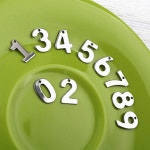 비즈아이 써지컬스틸 펜던트 숫자 1개 1 8-008-01