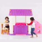 놀이공간 보라하우스 의자책상 미끄럼틀포함 상상력자극 유치원 두뇌개발