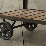 원목트롤리 레스토랑 이동식카트 서빙 카트