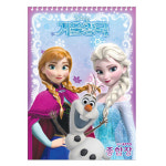 희망노트 2000 겨울왕국 종합장 디즈니 캐릭터 무선 스프링 연습장