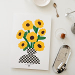럭키썬 A 해바라기그림 해바라기 액자 인테리어 포스터 그림 사진