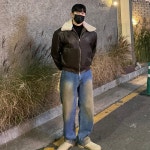187 데저트 워싱 와이드 데님 팬츠